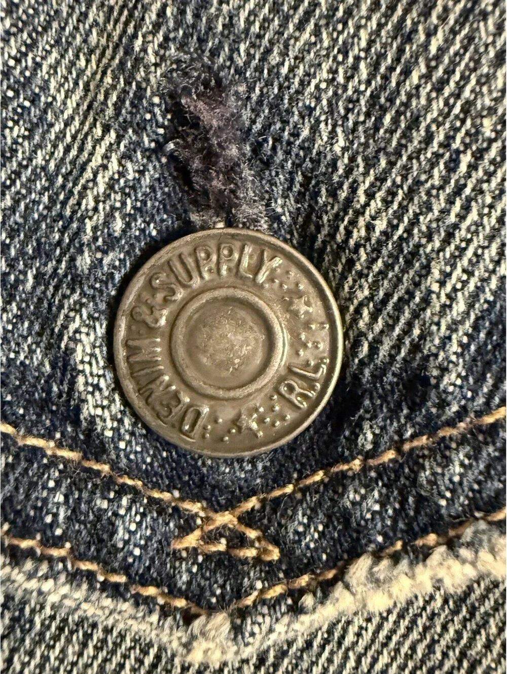 Polo Ralph Lauren Denim & Supply Icon Trucker Jacket Men's XXL Blue Jean Denim